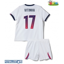 Paris Saint-Germain Vitinha #17 Bortedraktsett Barn 2026-27 Kortermet (+ Korte bukser)